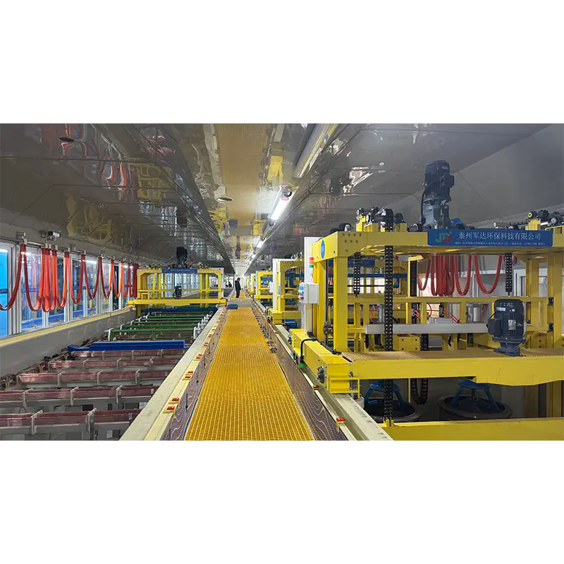 Hvordan forbedrer en Gantry Barrel Plating Line galvaniseringseffektivitet og kvalitet?